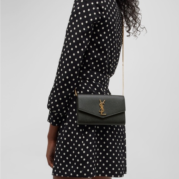 YVES SAINT LAURENT YSL UPTOWN WALLET ON CHAIN NEW!!!! - Picture 5 of 16